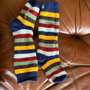 Smartwool Kids Striped Multicolor Ski Socks